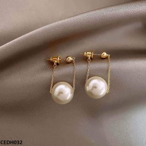Alternative view of Pearl Drop Earrings