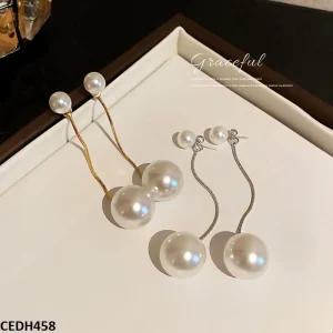 Alternative view of Pearl Drop Earrings Pair