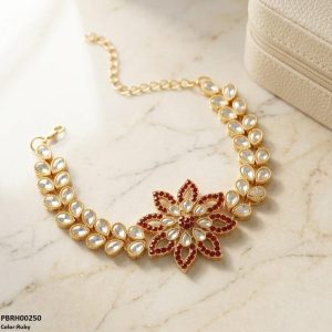 Alternative view of Floral Flower Bracelet